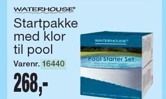Harald Nyborg Waterhouse startpakke med klor til pool tilbud