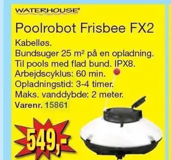 Harald Nyborg Waterhouse poolrobot frisbee fx2 tilbud