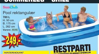 Harald Nyborg Sunclub pool rektangular tilbud