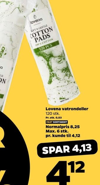 Netto Lovena vatrondeller tilbud