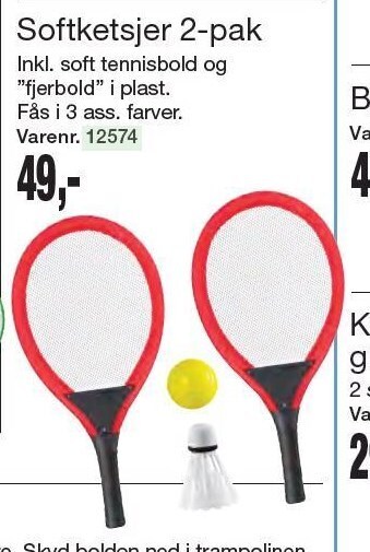Softketsjer 2-pak