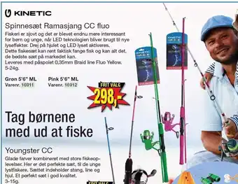 Harald Nyborg Kinetic spinnesæt ramasjang cc fluo tilbud