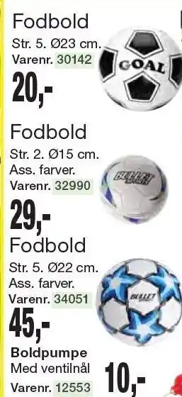 Harald Nyborg Fodbold eller boldpumpe tilbud
