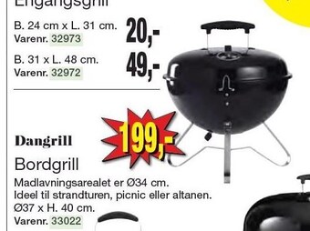Harald Nyborg Dangrill bordgrill tilbud