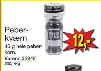 Harald Nyborg Peberkværn tilbud