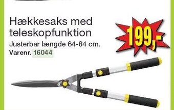 Harald Nyborg Hækkesaks med teleskopfunktion tilbud