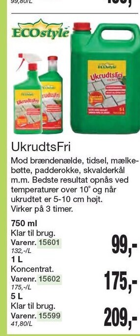 Harald Nyborg Ecostyle ukrudtsfri tilbud