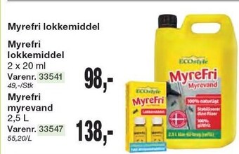 Harald Nyborg Ecostyle myrefri lokkemiddel eller myrefri myrevand tilbud