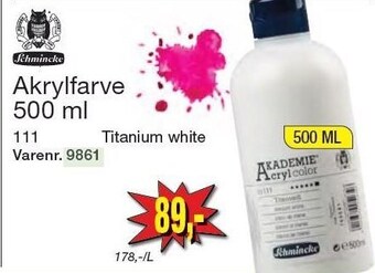 Harald Nyborg Akrylfarve 500 ml tilbud