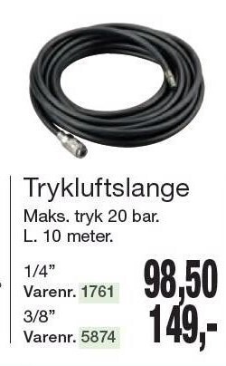 Harald Nyborg Trykluftslange tilbud