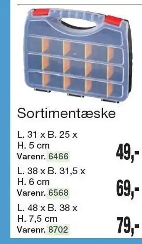 Harald Nyborg Sortimentæske tilbud