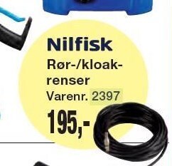 Harald Nyborg Nilfisk rør-/kloakrenser tilbud