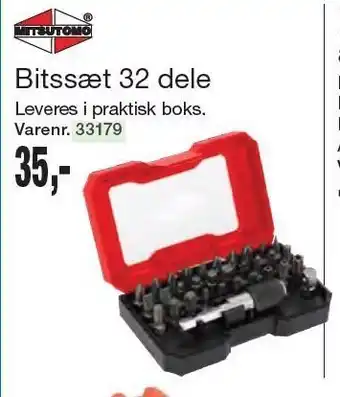 Harald Nyborg Mitsutomo bitssæt 32 dele tilbud