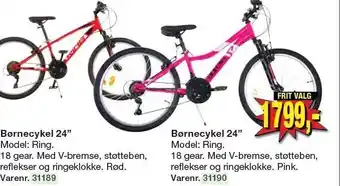 Harald Nyborg Børnecykel 24 med 18 gear tilbud