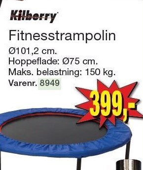 Harald Nyborg Kilberry fitnesstrampolin tilbud