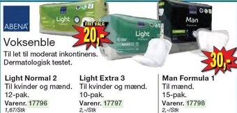 Harald Nyborg Voksenble - til let til moderat inkontinens tilbud