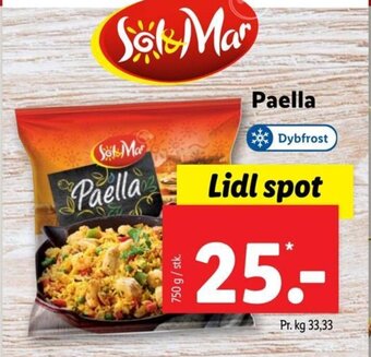 Lidl Paella tilbud