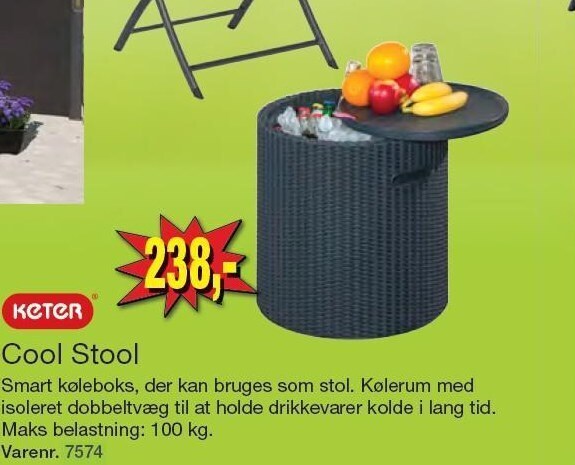 Keter cool on sale stool argos