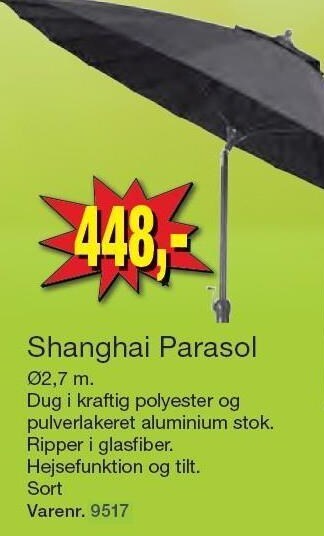 Harald Nyborg Shanghai parasol tilbud