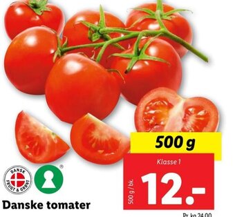 Lidl Danske tomater tilbud