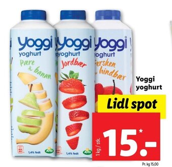 Lidl Yoggi yoghurt tilbud