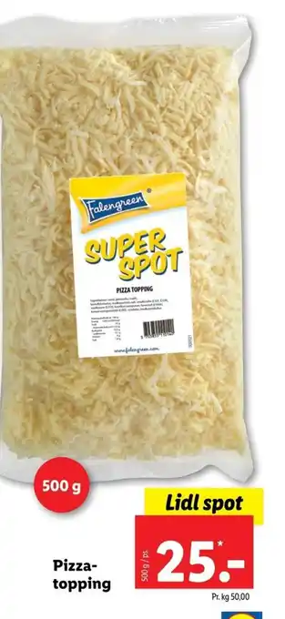 Lidl Pizza- topping tilbud