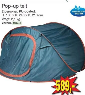 Harald Nyborg Pop-up telt tilbud