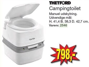 Harald Nyborg Thetford campingtoilet tilbud