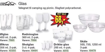 Harald Nyborg Camp out glas tilbud