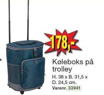 Harald Nyborg Køleboks på trolley tilbud