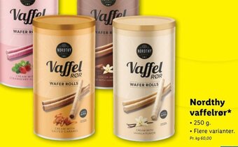 Lidl Nordthy vaffelrør* tilbud