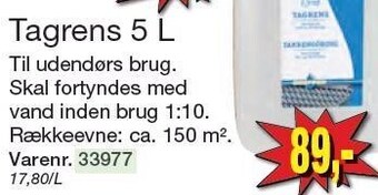 Harald Nyborg Tagrens 5 l tilbud