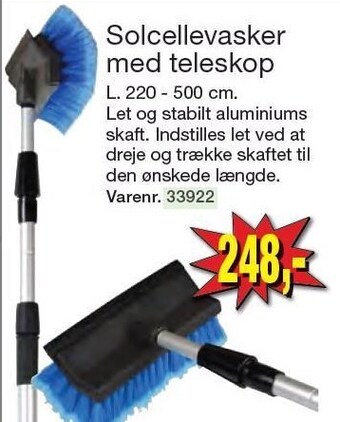 Harald Nyborg Solcellevasker med teleskop tilbud