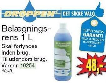 Harald Nyborg Droppen belægningsrens 1 l tilbud
