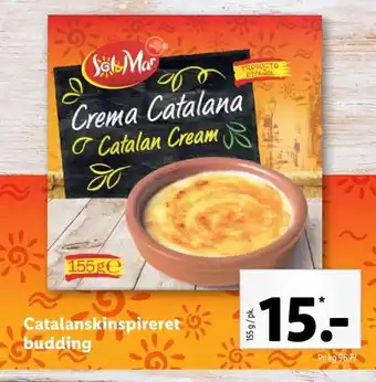 Lidl Catalanskinspireret budding tilbud