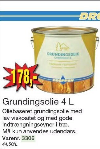 Grundingsolie 4 l