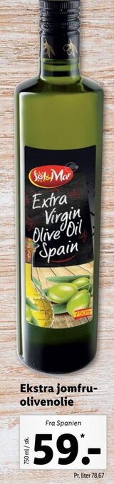 Lidl Ekstra jomfru-olivenolie tilbud
