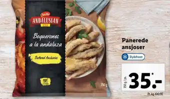 Lidl Panerede ansjoser tilbud