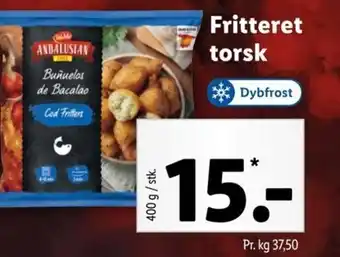 Fritteret torsk