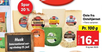 Lidl Oste fra Ostehjørnet tilbud