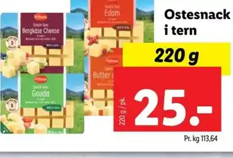 Lidl Ostesnack i tern tilbud