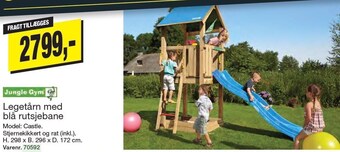 Harald Nyborg Legetårn med blå rutsjebane tilbud