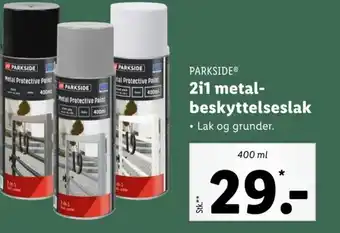 Lidl PARKSIDEⓇ 2i1 metal- beskyttelseslak tilbud