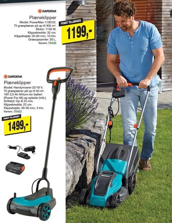 Harald Nyborg Gardena plæneklipper tilbud