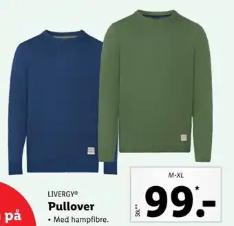 Lidl LIVERGYⓇ Pullover • Med hampfibre. tilbud