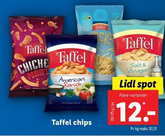 Lidl Taffel chips tilbud