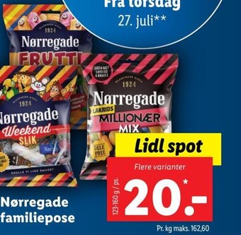 Lidl Nørregade familiepose tilbud