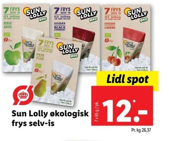 Sun Lolly økologisk frys selv-is