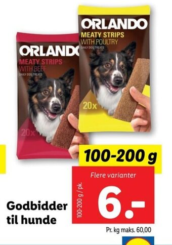 Lidl Godbidder til hunde tilbud
