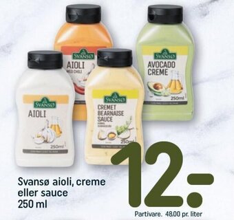 Svansø aioli, creme eller sauce 250 ml